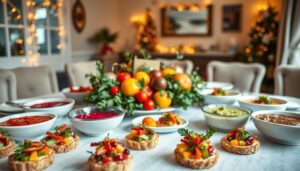 Wie macht man vegetarische Vorspeisen zu Weihnachten?