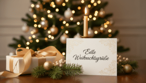 Edle Weihnachtsgrüße